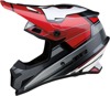 Z1R Rise MC Helmet XS Red/Gray Unisex - MX helmet with polycarbonate shell
