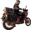 Giant Loop Siskiyou Panniers 70L Black Motorcycle Saddlebag Set - 70L waterproof panniers for motorcycles, color Black