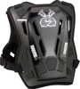 Moose Offroad Agroid Youth Chest Guard 2XS/XS Black - Chest protector for youth riders, Black, 2XS/XS