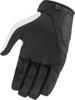 ICON Hooligan CE Gloves 3XL Black/White Men's Short Cuff Sport - Breathable sport gloves, 3XL, Black/White, for men