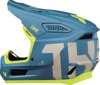Thor Fleet Forge Helmet - M, Matte Gray/Blue/Fluorescent Yellow - MX helmet with ERT and dual-density EPS liner