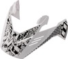 ICON Elsinore Helmet Peak Doodle 3 M-L White Replacement Visor - Replacement peak for ICON Elsinore helmets M-L White