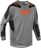 Fly Racing Kinetic Sym Jersey Grey/Orange/Black XL