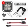 Flush Mount 20W LED Cube Light Kit with RGB Accent â€“ XKGLOW C3 2pc