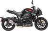 Alpha T Street Stainless Steel Slip-On Exhaust Carbon Fiber Cap - For 2020 GS1000S Katana Alpha T Street Stainless Steel Slip-On Exhaust Carbon Fiber Cap - For 2020 GS1000S Katana