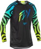 Fly Racing Evolution DST Zen Jersey Black/Blue/Hi-Vis - Large