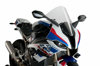 Puig R-Racer Windscreen Clear For BMW S1000RR 2019-2024 - Clear R-Racer windscreen for BMW S1000RR 19-24