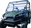 QuadBoss Windbreak Folding Windshield Clear Fits 2013 Polaris Ranger 800