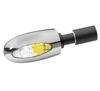 Kuryakyn Bl 1000 Handlebars White/Amber Chrome 7/8-1in Hollow Ends