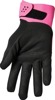 Thor Women's Spectrum Gloves Small Black/Fluorescent Pink - MX gloves with padded palm and touchscreen fingers