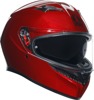 AGV K3 Mono Full Face Helmet Red Gloss 2XL Unisex - Full face helmet with sun visor, size 2XL, Red