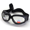 A10 Riding Goggles, Clear Lens w/ Foam Padded & Vented Frame