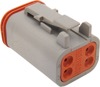 4 Wire Deutsch Connectors - 4 Wire Deutsch Plug Gry 4 Wire Deutsch Connectors - 4 Wire Deutsch Plug Gry