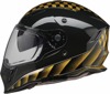 Z1R Nemesis Thunderbird Helmet - Large, Yellow/Black - Full face helmet with drop-down sun visor Z1R Nemesis Thunderbird Helmet - Large, Yellow/Black - Full face helmet with drop-down sun visor