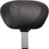 Mustang Wide Studded Solo Seat with Backrest 14.5" For 04-21 HD Sportster