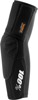 100% Teratec Plus Elbow Guards Black Adult Small - Moderate padded elbow guards, black, adult small