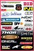 Sponsor Sticker Kit B by Factory Effex