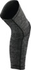 100% Teratec Knee Guards Gray Large Unisex - Comfortable pre-curved knee guards, size Large, Gray