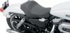 Smooth SR Leather Solo Seat Black Foam Low 1/2" - For 04-20 Harley XL Smooth SR Leather Solo Seat Black Foam Low 1/2" - For 04-20 Harley XL