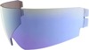 Icon Dropshield Mirror Blue for Alliance GT, Airflite, Airform Helmets - Replacement dropshield for Icon helmets