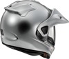 Arai XD-5 Solid Helmet Aluminum Silver Medium - Gloss silver dual-sport helmet, size M