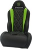 Performance Diamond Solo Seat Black/Green - For 2018 Textron Wildcat XX