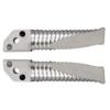 Silver Stock Style Rear Passenger Foot Pegs - For Most Kawasaki Sport Bikes Silver Stock Style Rear Passenger Foot Pegs - For Most Kawasaki Sport Bikes
