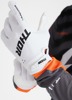 THOR LAUNCHMODE Gloves Men's XS White - Men's XS White gloves with TPR coverage