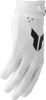 THOR LAUNCHMODE Gloves Men's XS White - Men's XS White gloves with TPR coverage
