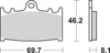 SBS 631HS Sintered Brake Pads