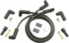 8.8mm Universal 4 Plug Spark Plug Wire Set - 90 Deg. Ends - Black 8.8mm Universal 4 Plug Spark Plug Wire Set - 90 Deg. Ends - Black