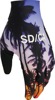 THOR SPORTMODE SD Gloves XL Black/Blue/Orange/Purple Men's - Men's XL off-road gloves by THOR