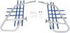 1-1/4" Alloy Nerf Bars w/ Blue Webbing - For 87-90 Suzuki LT500 QuadRacer