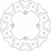Moto-Master Nitro Rear Brake Rotor Yamaha YZ65 YZ85 YZ80 BW80 - Rear brake rotor For Yamaha YZ65 YZ80 YZ85 BW80