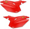 Cycra Side Number Plates Red Fits Honda