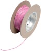 Pink / White 18 Gauge Color Match Primary Wire - 100' Spool