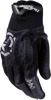 Moose MX1 Gloves Gray Black Men's Medium - Men's MX gloves with D3O knuckle protection