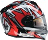 Z1R Warrant Neuron Snow Electric Helmet Large Red - Full-face snow helmet with heated shield