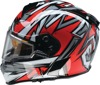 Z1R Warrant Neuron Snow Electric Helmet Large Red - Full-face snow helmet with heated shield
