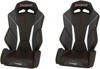 Torque Vinyl Seat Pair Black/White Torque Vinyl Seat Pair Black/White