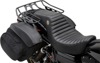Cobra BA Wrap Around Rack Black For 06-17 HD Dyna w/ Aftermarket Seat