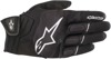 Atom Motorcycle Gloves Black/White Medium