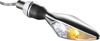 Kuryakyn Rhombus Front Left Marker Light White/Amber Chrome