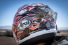 Arai Corsair-X Haga GP Helmet XS Red - Premium full-face helmet in Haga GP design