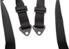 Moose Auto Buckle Seat Harness 2" 4PT - Black