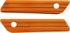 Arlen Ness 10-Gauge Saddlebag Latch Covers Orange