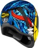 ICON Airform Brozak MIPS Helmet - S Blue/Yellow - Full-face helmet with MIPS technology.