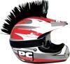 PC Racing Black Helmet Mohawk