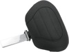 Driver Backrest Post & Pad Only Black by Mustang