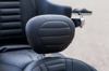 Driver Backrest Post & Pad Only Black by Mustang